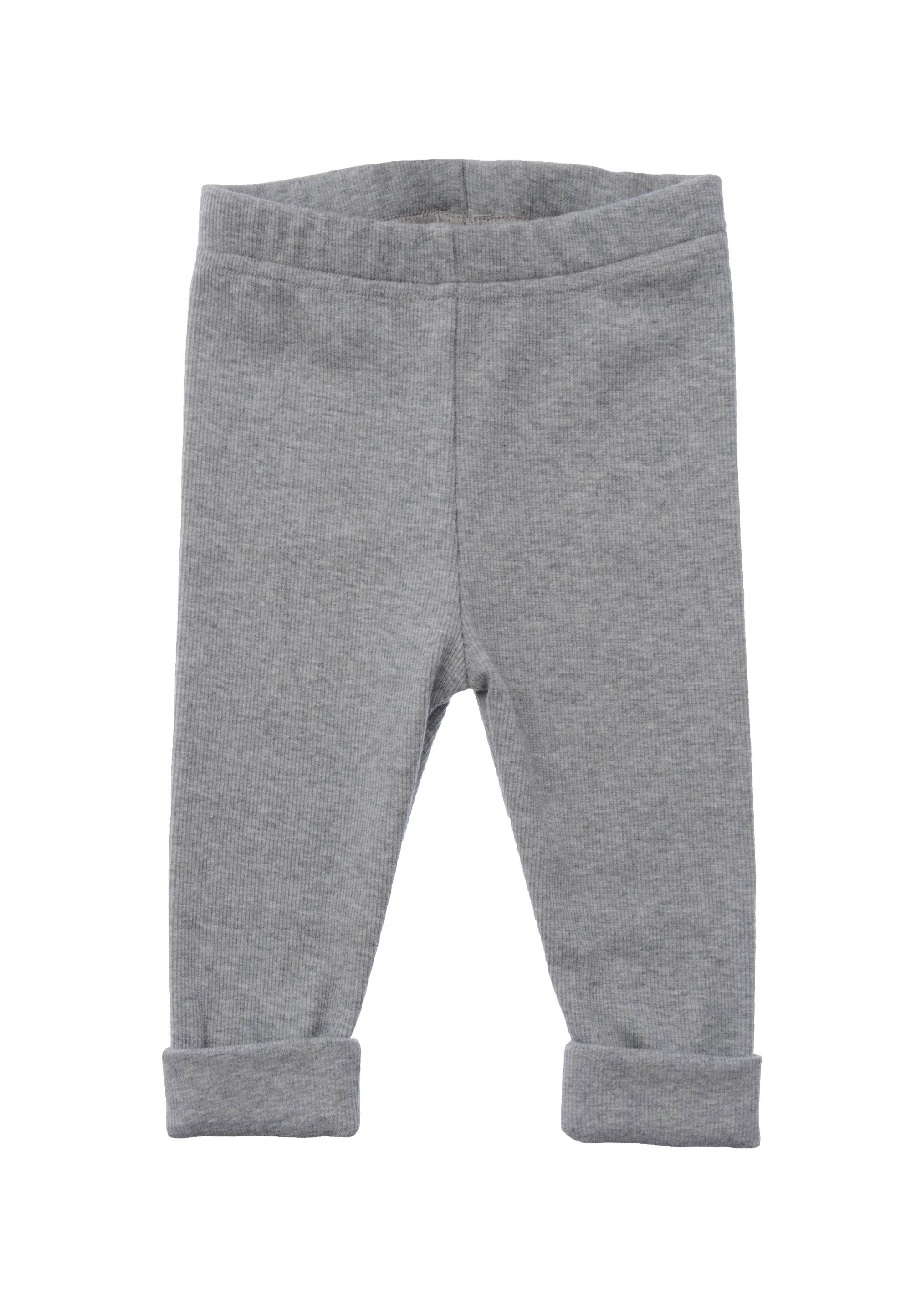 Leggings in cotone a costine